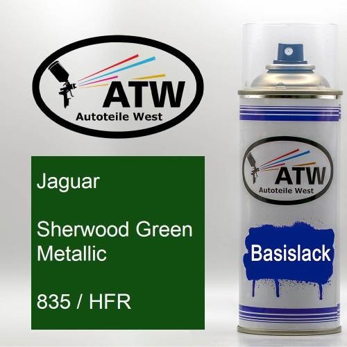 Jaguar, Sherwood Green Metallic, 835 / HFR: 400ml Sprühdose, von ATW Autoteile West.